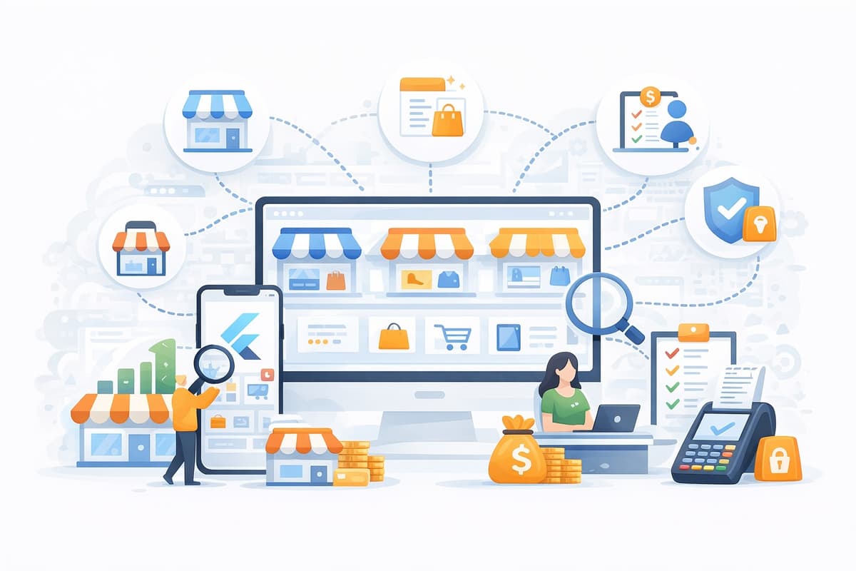 Marketplace Development illustration