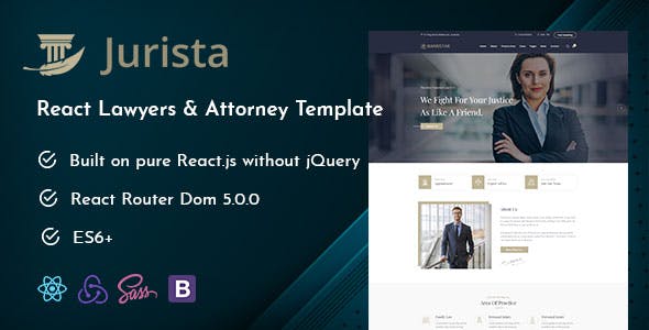 Jurista - Law Firm React Js Template