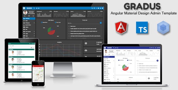 Gradus - Angular 11 Material Design Admin Template