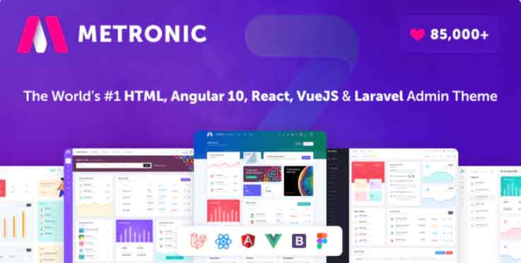 Metronic - Bootstrap 4 HTML, React, Angular 8 & VueJS Admin Dashboard Theme